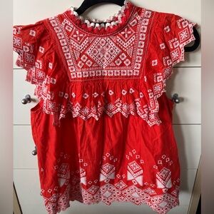 Anthropologie’s Feather Bone Sleeveless Blouse